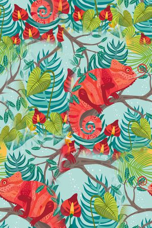 变色龙印花华亿平台图片