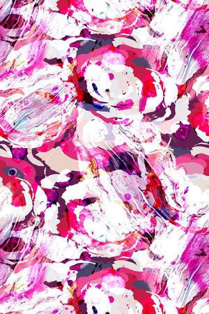 抽象肌理印花华亿平台图片