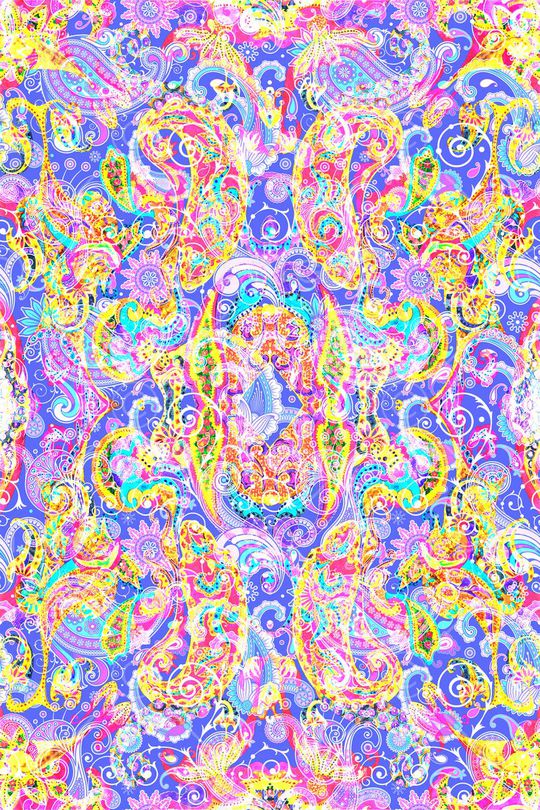 腰果印花华亿平台图片