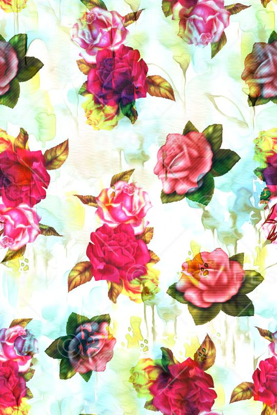 水彩印花华亿平台图片