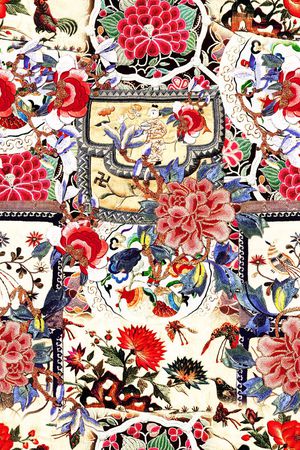 刺绣印花华亿平台图片