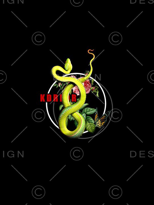 蛇印花华亿平台图片