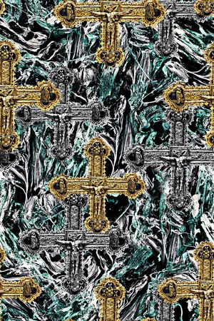 时尚流行男装外套夹克棉服卫衣T恤数码印花印花华亿平台图片