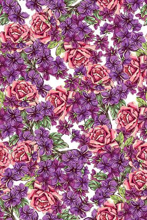 花朵印花华亿平台图片