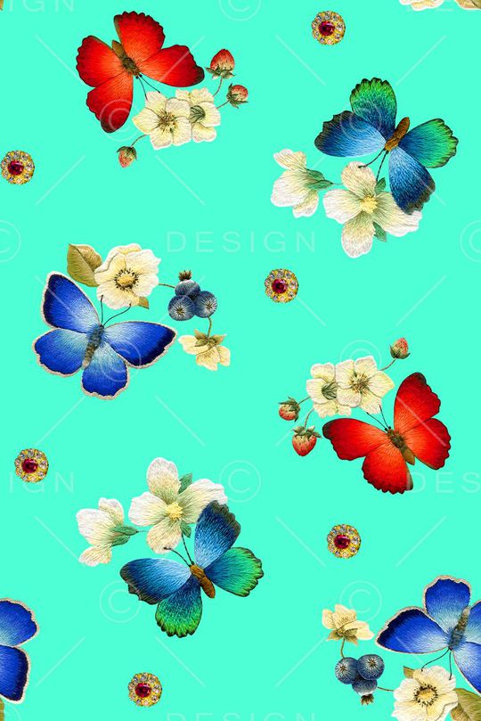 刺绣印花华亿平台图片