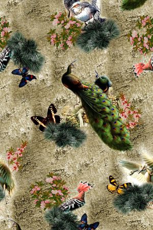 流行时尚印花华亿平台图片