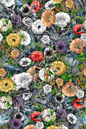 流行时尚印花华亿平台图片