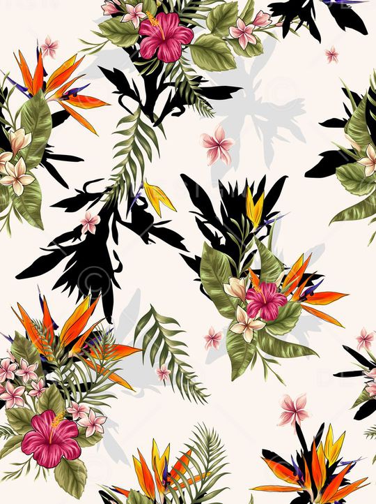 热带风格泳装印花华亿平台图片