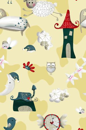 小清新印花华亿平台图片