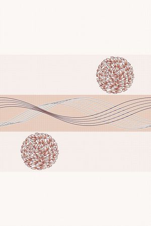 波浪条纹印花华亿平台图片