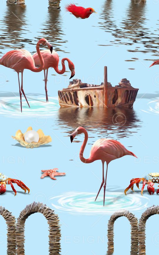 小清新印花华亿平台图片