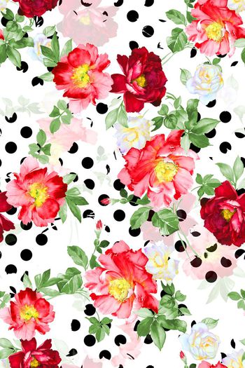 田园风印花华亿平台图片