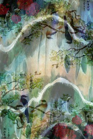 长巾图案印花华亿平台图片