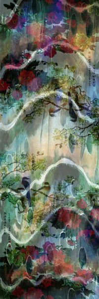 长巾图案印花华亿平台图片