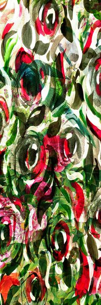 长巾图案印花华亿平台图片