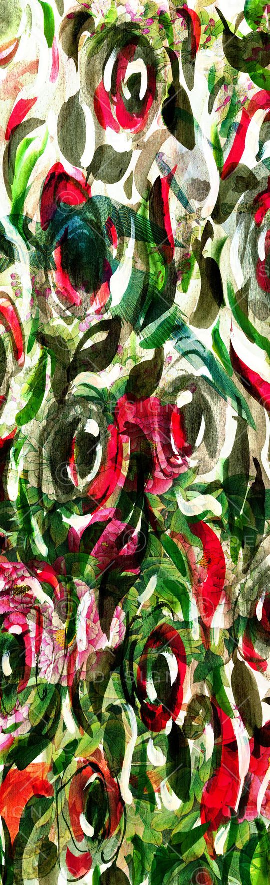 长巾图案印花华亿平台图片