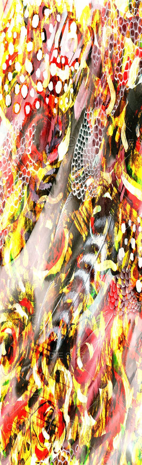 长巾图案印花华亿平台图片