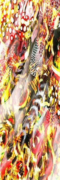 长巾图案印花华亿平台图片