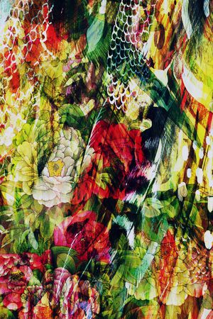 长巾图案印花华亿平台图片