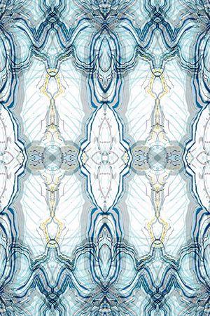 不规则几何印花华亿平台图片