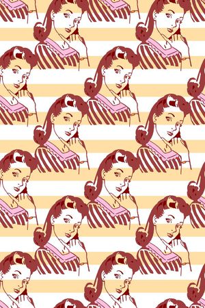 条纹印花华亿平台图片