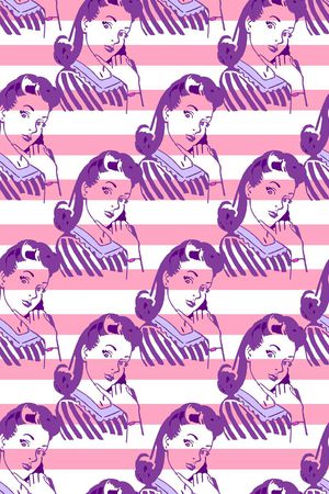 条纹印花华亿平台图片