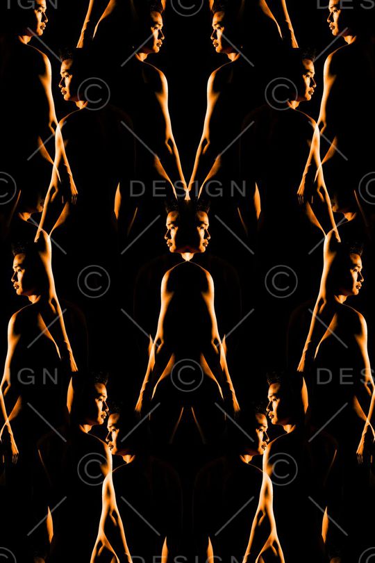 人物印花华亿平台图片