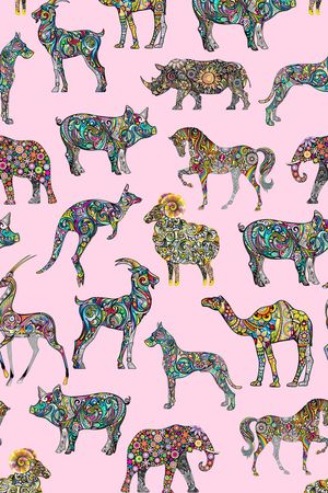 动物印花华亿平台图片