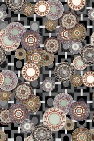 几何印花华亿平台图片