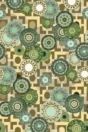 几何印花华亿平台图片