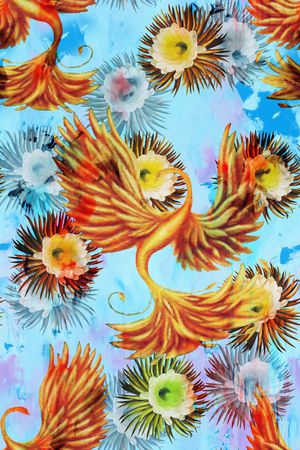 水彩印花华亿平台图片