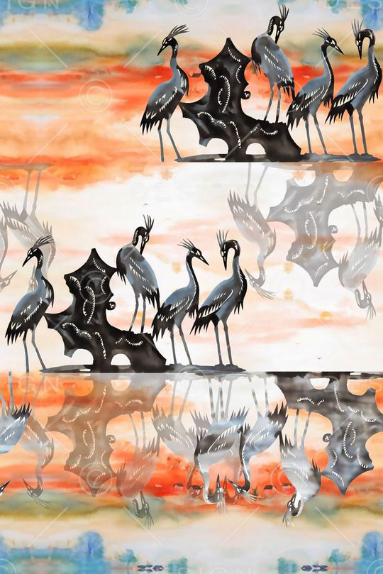 鸟印花华亿平台图片