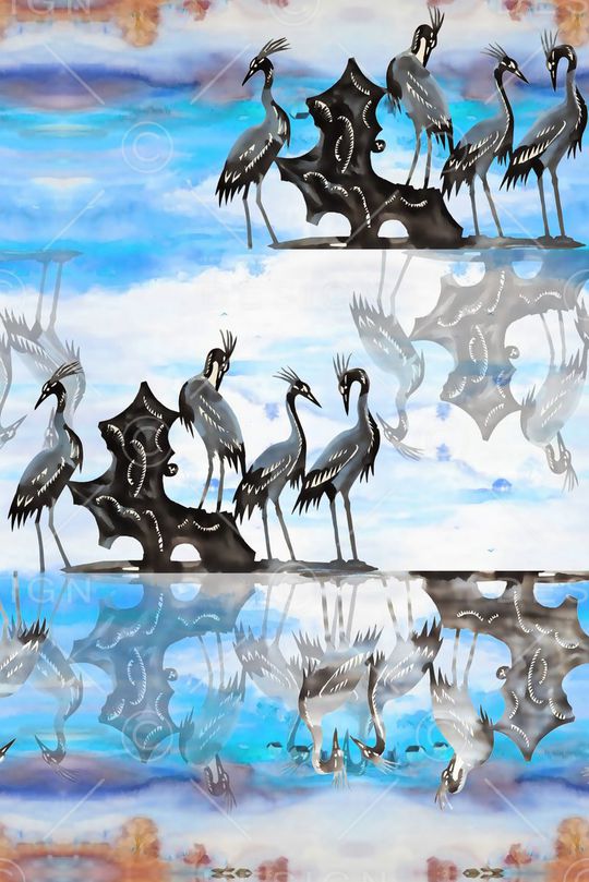 鸟印花华亿平台图片