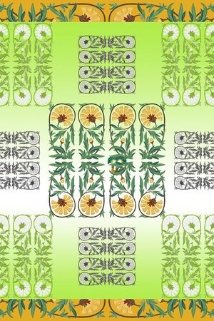 丝巾围巾秀场印花华亿平台图片