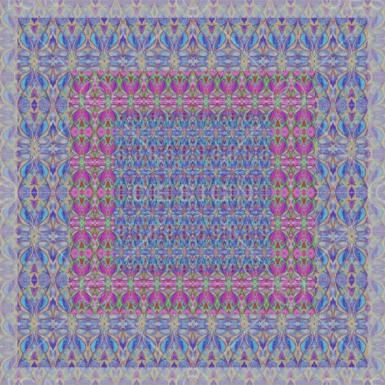 抽象图案印花华亿平台图片