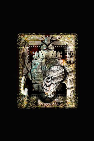 抽象印花华亿平台图片