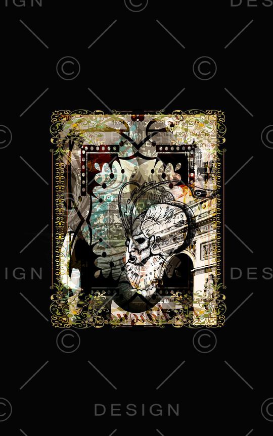 抽象印花华亿平台图片