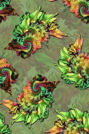 抽象印花华亿平台图片