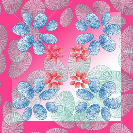 丝巾围巾秀场印花华亿平台图片