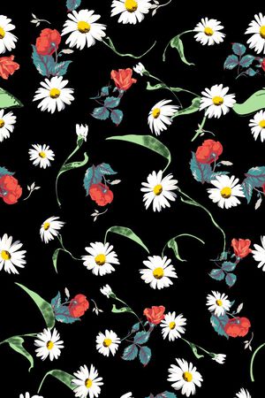 时尚满版印花华亿平台图片