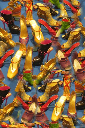 鞋子印花华亿平台图片