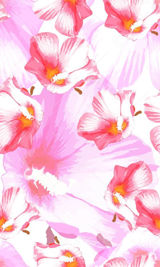 浪漫花卉印花华亿平台图片