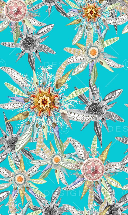 巴西热带海藻印花华亿平台图片