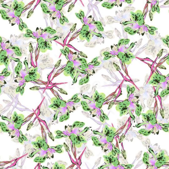 花朵印花华亿平台图片