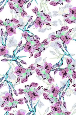 花朵印花华亿平台图片