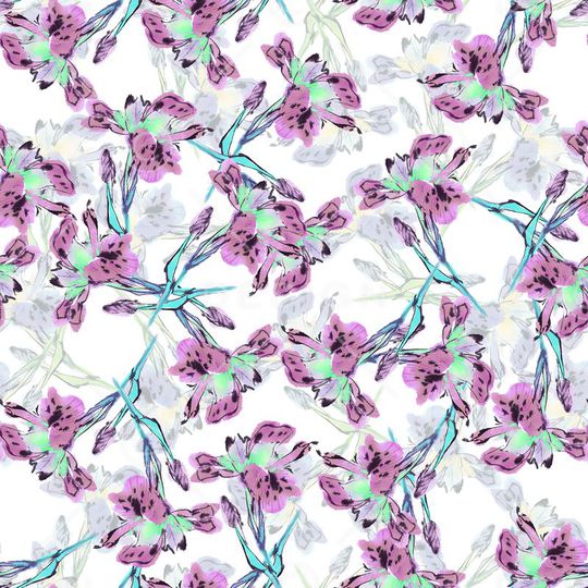 花朵印花华亿平台图片