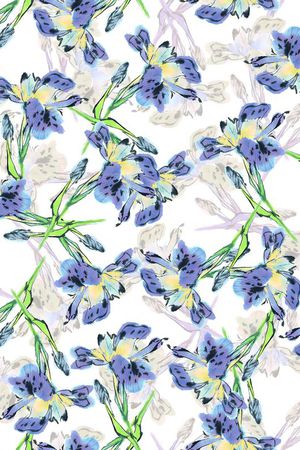 花朵印花华亿平台图片