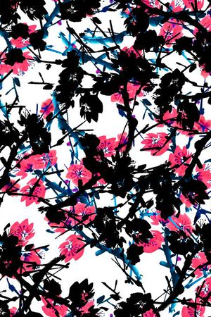 花朵印花华亿平台图片