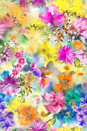 牡丹印花华亿平台图片