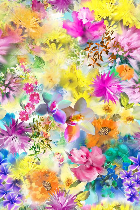 牡丹印花华亿平台图片